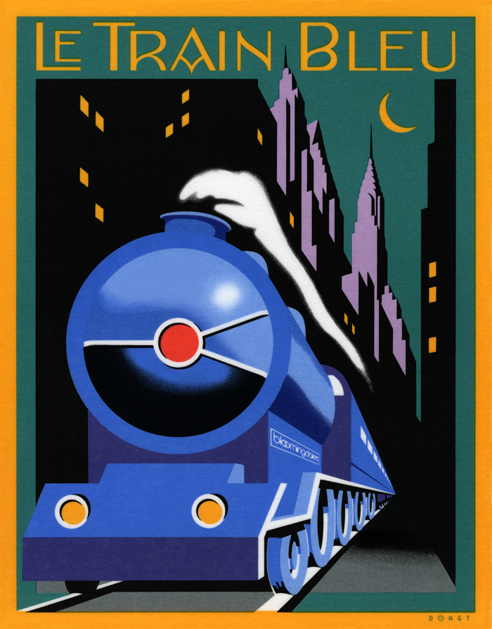 Le Train Bleu Menu